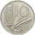 Moneta, Italia, 10 Lire, 1973, Rome, MB, Alluminio, KM:93