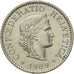 Coin, Switzerland, 10 Rappen, 1989, Bern, EF(40-45), Copper-nickel, KM:27