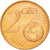 Cypr, 2 Euro Cent, 2008, MS(60-62), Miedź platerowana stalą, KM:79