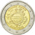 Zypern, 2 Euro, 10 ans de l'Euro, 2012, VZ+, Bi-Metallic, KM:97