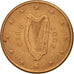 IRELAND REPUBLIC, Euro Cent, 2002, EF(40-45), Copper Plated Steel, KM:32