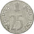 Coin, INDIA-REPUBLIC, 25 Paise, 1988, EF(40-45), Stainless Steel, KM:54
