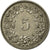 Coin, Switzerland, 5 Rappen, 1887, Bern, AU(55-58), Copper-nickel, KM:26