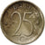 Coin, Belgium, 25 Centimes, 1968, Brussels, EF(40-45), Copper-nickel, KM:154.1