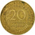 Moneta, Francja, Marianne, 20 Centimes, 1967, Paris, VF(30-35), Aluminium-Brąz