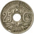 Coin, France, Lindauer, 25 Centimes, 1922, VF(20-25), Copper-nickel, KM:867a