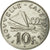 Coin, New Caledonia, 10 Francs, 1995, Paris, AU(55-58), Nickel, KM:11