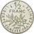 Moneta, Francja, Semeuse, 1/2 Franc, 2001, MS(65-70), Nikiel, KM:931.2