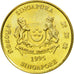 Moneta, Singapore, 5 Cents, 1995, Singapore Mint, BB+, Alluminio-bronzo, KM:99