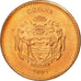 Coin, Guyana, 5 Dollars, 2005, Royal Mint, EF(40-45), Copper Plated Steel, KM:51