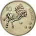 Moneda, Eslovenia, 10 Tolarjev, 2002, SC, Cobre - níquel, KM:41