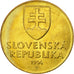 Moneta, Slovacchia, 10 Koruna, 1994, SPL-, Alluminio-bronzo, KM:11