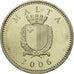 Münze, Malta, 25 Cents, 2006, Franklin Mint, VZ, Copper-nickel, KM:97