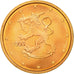 Finland, 2 Euro Cent, 2003, PR, Copper Plated Steel, KM:99