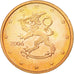 Finnland, 2 Euro Cent, 2006, VZ, Copper Plated Steel, KM:99