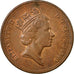 Moneta, Wielka Brytania, Elizabeth II, Penny, 1989, VF(30-35), Bronze, KM:935