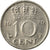 Munten, Nederland, Juliana, 10 Cents, 1970, FR+, Nickel, KM:182