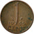 Munten, Nederland, Juliana, Cent, 1956, FR+, Bronze, KM:180