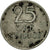 Munten, Zweden, Gustaf VI, 25 Öre, 1969, FR+, Copper-nickel, KM:836