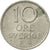 Munten, Zweden, Gustaf VI, 10 Öre, 1968, FR+, Copper-nickel, KM:835