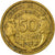 Coin, France, Morlon, 50 Centimes, 1937, VF(20-25), Aluminum-Bronze, KM:894.1