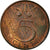 Munten, Nederland, Juliana, 5 Cents, 1980, FR+, Bronze, KM:181