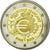 France, 2 Euro, 10 ans de l'Euro, 2012, SPL, Bi-Metallic, Gadoury:14., KM:1846