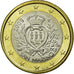 San Marino, Euro, 2009, AU(55-58), Bimetálico, KM:485