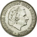 Munten, Nederland, Juliana, 2-1/2 Gulden, 1962, ZF+, Zilver, KM:185