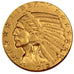 Stati Uniti, Indian Head, $5, Half Eagle, 1912, U.S. Mint, San Francisco, BB,...