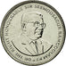 Moneda, Mauricio, 1/2 Rupee, 2002, MBC, Níquel chapado en acero, KM:54