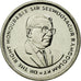 Moneta, Mauritius, 20 Cents, 2001, MS(63), Nickel platerowany stalą, KM:53