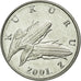 Moneta, Chorwacja, Lipa, 2001, AU(55-58), Aluminium, KM:3