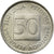 Coin, Slovenia, 50 Stotinov, 1992, AU(55-58), Aluminum, KM:3