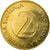 Moneda, Eslovenia, 2 Tolarja, 2004, MBC, Níquel - latón, KM:5