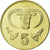 Munten, Cyprus, 5 Cents, 2001, PR, Nickel-brass, KM:55.3