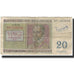 Banknote, Belgium, 20 Francs, 1956-04-03, KM:132b, G(4-6)