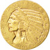 Stati Uniti, Indian Head, $5, Half Eagle, 1915, U.S. Mint, San Francisco, SPL...