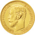 Russia, Nicholas II, 5 Roubles, 1898, St. Petersburg, BB+, Oro, KM:62