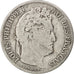 FRANCE, Louis-Philippe, Franc, 1845, Rouen, KM #748.2, F(12-15), Silver,...