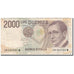 Banconote, Italia, 2000 Lire, 1990, KM:115, MB+