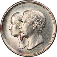 France, Médaille, Naissance de Napoléon IV, Quinaire, 1856, SPL, Argent