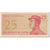 Billete, 25 Sen, 1964, Indonesia, KM:93a, Undated (1964), SC+