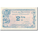 Francja, Mayenne, 2 Francs, 1917, Bon Municipal., UNC(65-70), Pirot:53-23