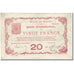 Frankrijk, Calais, 20 Francs, 1914, Bon Communal, TTB, Pirot:62-233