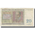 Billete, 20 Francs, 1950, Bélgica, 1950-07-01, KM:132a, BC