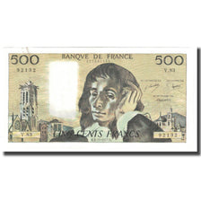 France, 500 Francs, Pascal, 1977, 1977-11-03, UNC(65-70), Fayette:71.17, KM:156d