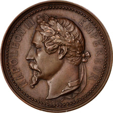 Frankreich, Medal, Second French Empire, Sciences & Technologies, 1855, Oudiné