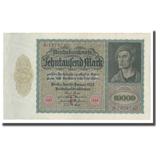 Banknote, Germany, 10,000 Mark, 1922, 1922-01-19, KM:70, AU(55-58)