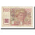 Frankrijk, 100 Francs, Jeune Paysan, 1946, 1946-11-21, TB, KM:128a